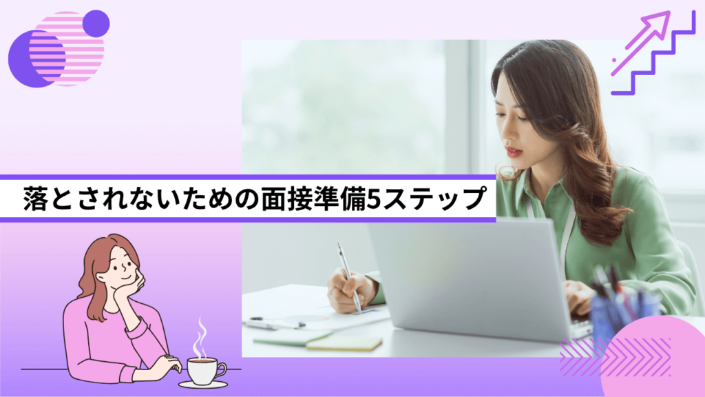 落とされないための面接準備5ステップ