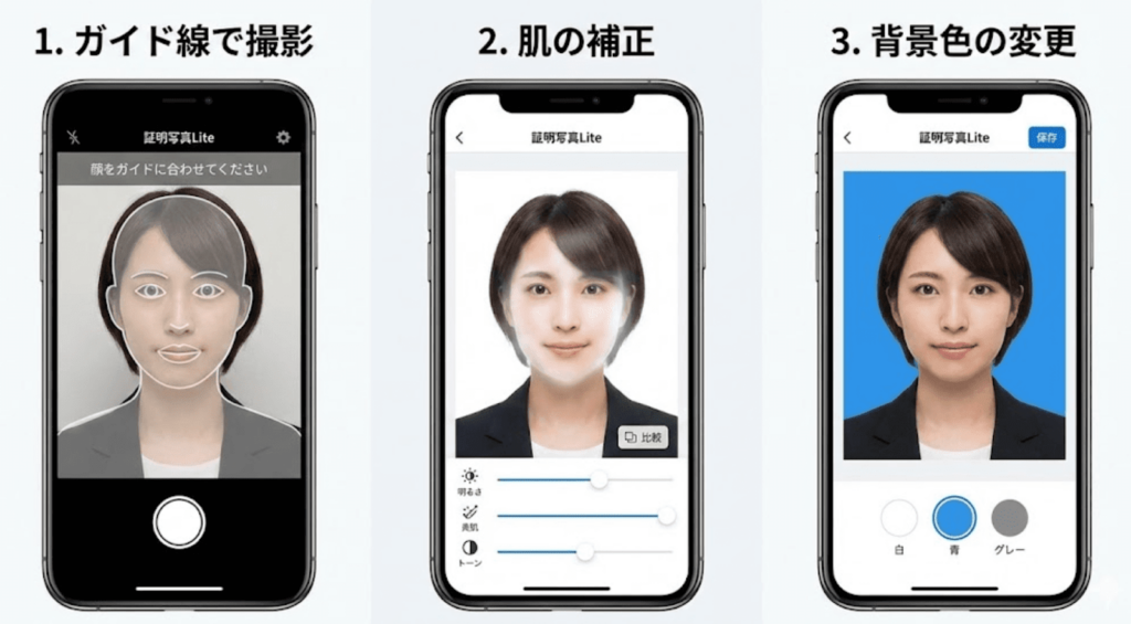 証明写真アプリ