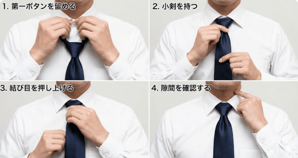 ネクタイの結び方